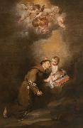 Bartolome Esteban Murillo San Antonio de Padua con el Nino oil on canvas